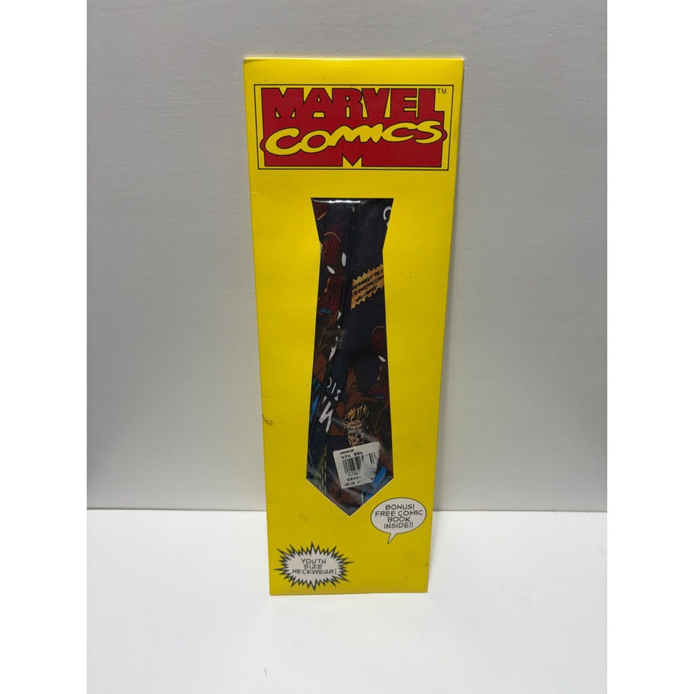 Vintage Marvel Comics Esquire Neckwear Youth Tie Spider-Man Multicolor
